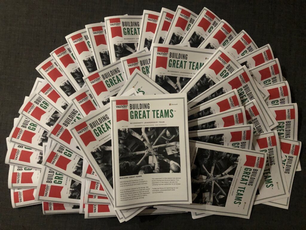 Building Great Teams Package workshop WunderTraining