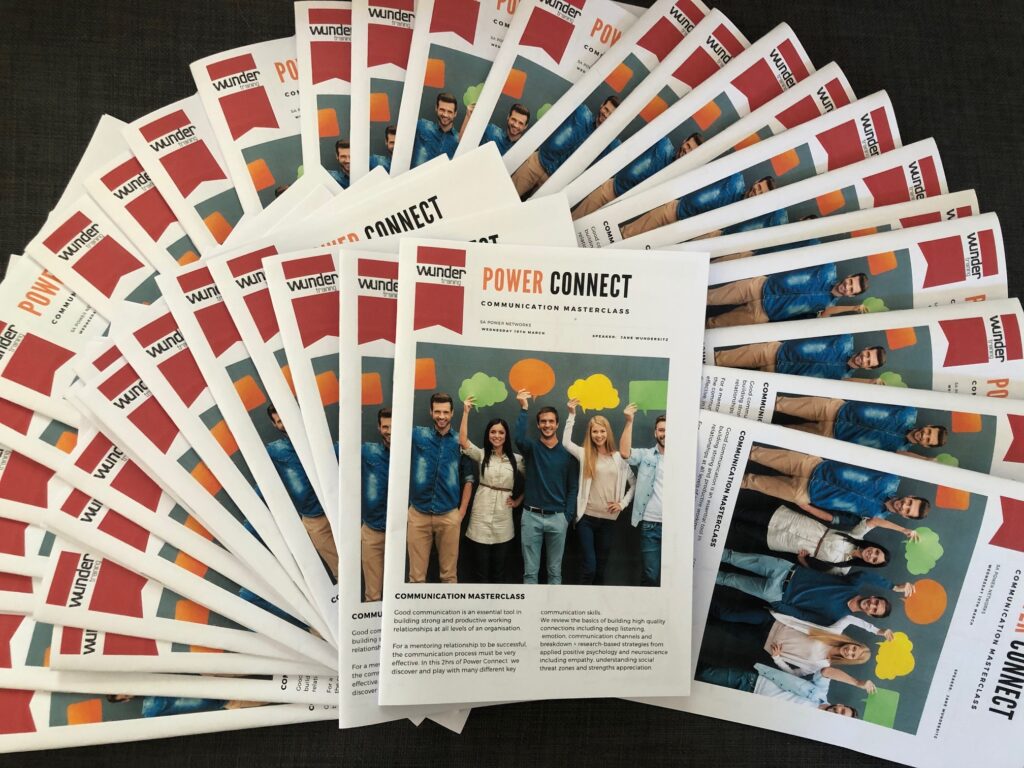 Power Connect Building relationships teambuilding workshop Adelaide Melbourne Brisbane Perth Darwin Sydney