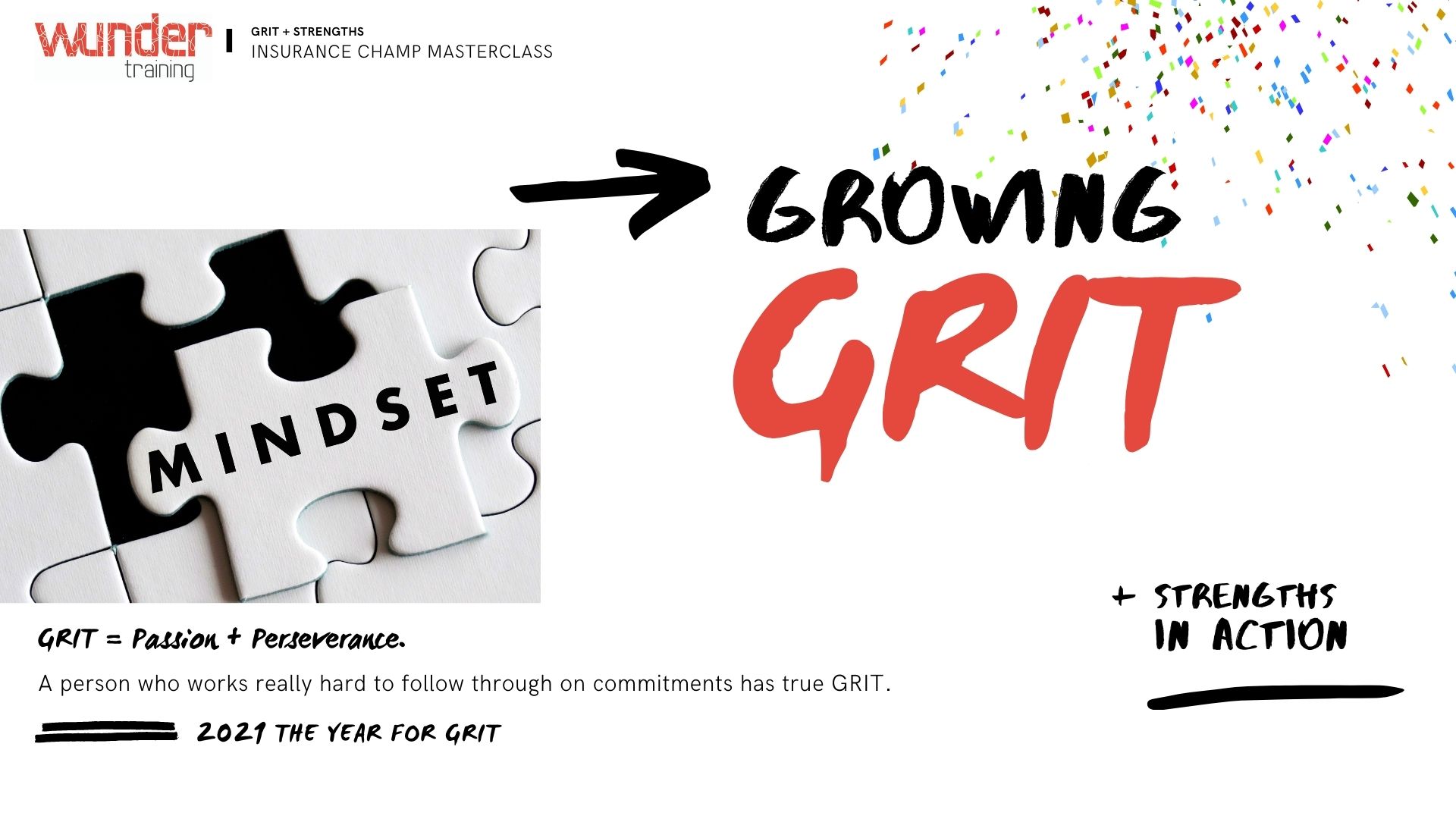 Growing GRIT Mindset training for leaders and team building
