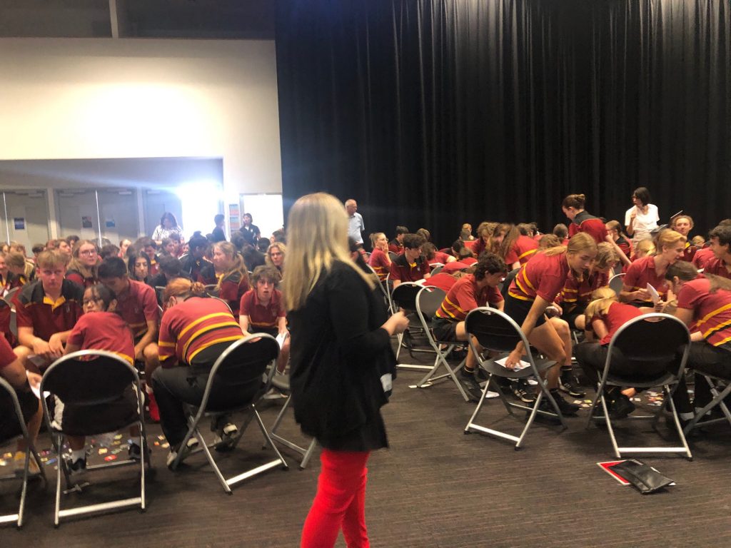 Positive Wellbeing workshop for students