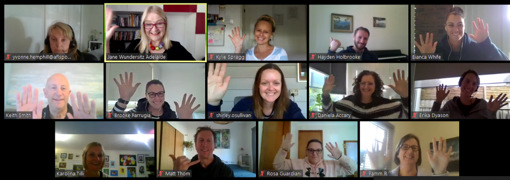 Virtual Training with WunderTraining Australian leaders